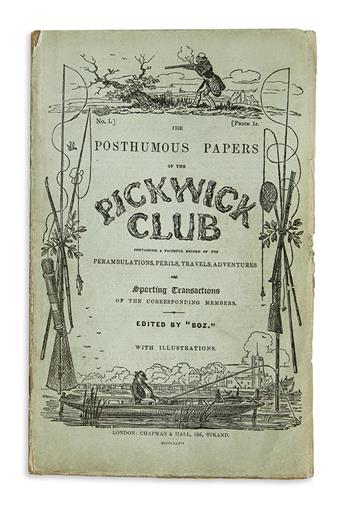 DICKENS, CHARLES. Posthumous Papers of the Pickwick Club.